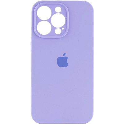 Чохол Silicone Case Full Protective (AA) для Apple iPhone 14 Pro (6.1) (Бузковий / Dasheen) 055730 055730 Чехол