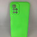 Чохол Silicone Cover Lakshmi Full Camera (A) для Xiaomi Redmi 10 (Салатовий / Neon Green) 56961 Чехол
