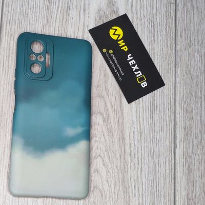 Чохол WAVE Watercolor Case (TPU) Xiaomi Redmi Note 10 Pro (dark green/gray) 33302 33302* Китай