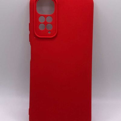 Чохол Silicone Cover Lakshmi Full Camera (A) для Xiaomi Redmi Note 11 (Global) / Note 11S (Червоний / Red) Чехол