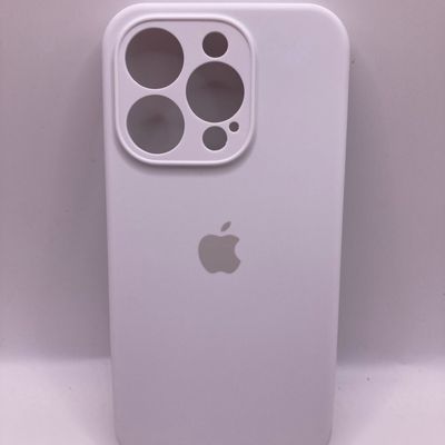 Чохол Silicone Case Full Camera Protective (AA) для Apple iPhone 15 Pro (6.1) (Білий / White) 66392 66392* Чехол