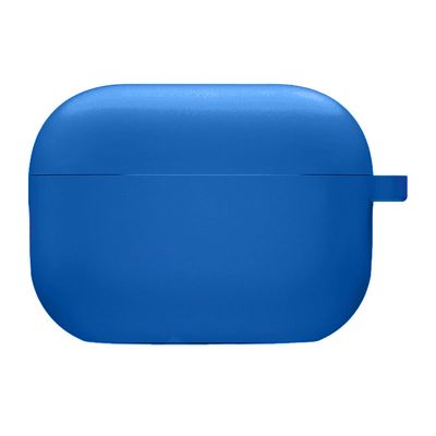Силіконовий футляр з мікрофіброю для навушників Airpods 3 (Синій / Royal blue) 53035 Чохли на навушники