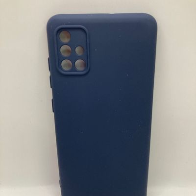 Чохол Silicone Cover Lakshmi Full Camera (A) для Samsung Galaxy A51 (Синій / Midnight Blue) 54532 Чехол
