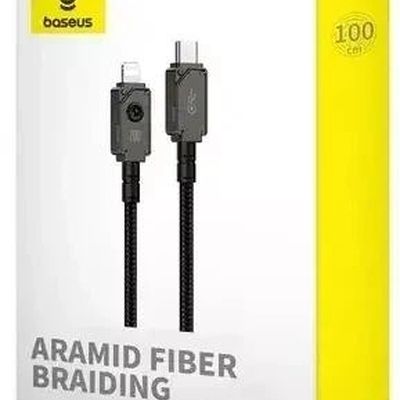 Кабель  Unbreakable Series Fast Charging Type-C to Lightning 20W (1m) (black) 59714 Baseus