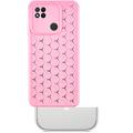 Чохол TPU Honeycomb для Xiaomi Redmi 9C (Рожевий / Light pink) 72194