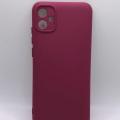 Чохол Silicone Cover Lakshmi Full Camera (A) для Samsung Galaxy A04e (Бордовий / Marsala) 59073 Чехол