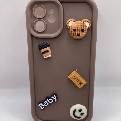 Товар з уцінкою Чохол Pretty Things Case iPhone 13 Pro (brown/bear)  BABY 780016 БРАК КЛЕЙ 77854 Чехол