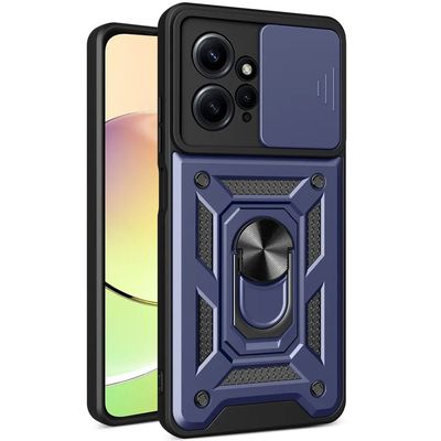 Ударостійкий чохол Camshield Serge Ring для Xiaomi Redmi Note 12 4G (Синій) 63998 Чехол