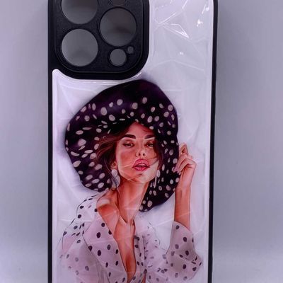 TPU+PC чехол Prisma Ladies для Apple iPhone 14 Pro Max (6.7) (Girl in a hat) 58240 58240* 58240 Чехол