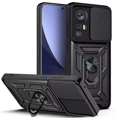 Ударостійкий чохол Camshield Serge Ring для Xiaomi 12T / 12T Pro (Чорний) 57282 57282* Чехол