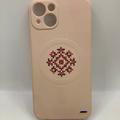 Чохол WAVE Ukraine Edition Case with MagSafe iPhone 13 (vyshyvanka shirt/pink sand) 36778 Чехол