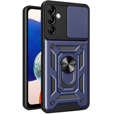 Ударостійкий чохол Camshield Serge Ring для Samsung Galaxy A15 4G/5G (Синій) 69176 Чехол