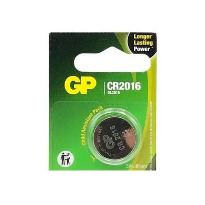 Батарейки літієва  GP Lithium cell CR2016 3V 12377
