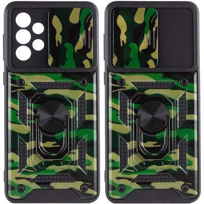 Ударостійкий чохол Camshield Serge Ring для Samsung Galaxy A73 5G (Зелений / Army Green) 54674 Чехол