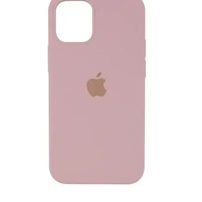 Чохол Silicone Case Full Protective (AA) для Apple iPhone 12 Pro / 12 (6.1) (Рожевий / Pink Sand) 00038660 Чехол