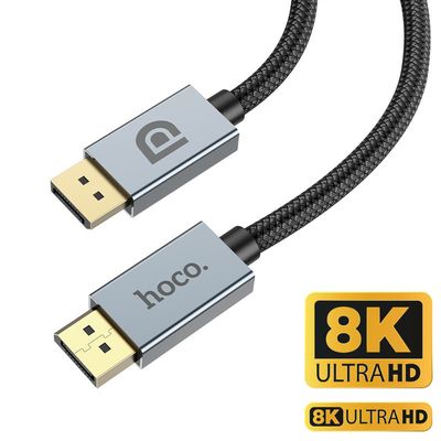 Кабель  US04 8K Ultra HD DisplayPort to DisplayPort (2m) (black) 38115 38115 38115 Hoco