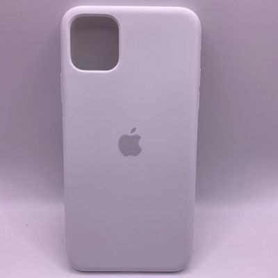 Чохол IPhone 11 Pro Max silicon case Full cover White Китай