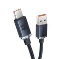 Кабель  Crystal Shine Series Fast Charging Type-C 100W (1.2m) (black) 35104 Baseus