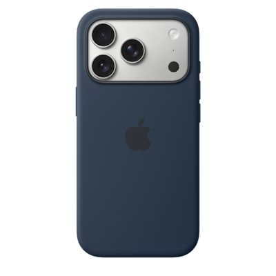Чохол Silicone Case Full Protective (AA) для Apple iPhone 17 Pro (6.3) (Темно-синій / Midnight blue) 00081610 Чехол