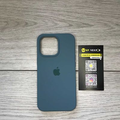 Silicone Case Full Protective (AA) для Apple iPhone 13 Pro (6.1) (Зеленый / Light cactus) 49839 49839* Чехол