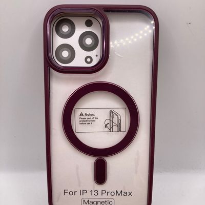 Color Clear Case with MagSafe — iPhone 13 Pro Max Plum Red 776873 Plum Red 776873 Plum Red 776873 Чехол