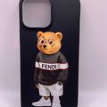 Чохол Bears & Kaws Matt Case (Nprint) iPhone 13 Pro Max (bear fendi) 40088 Китай