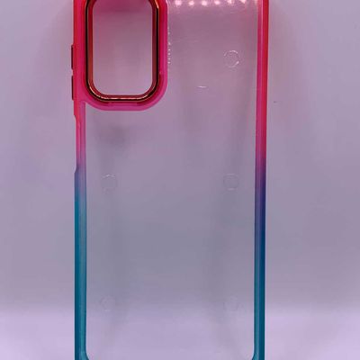 TPU+PC Fresh sIPhone series для Samsung Galaxy A13 4G (Бирюзовый / Розовый) 55588 55588* Чехол