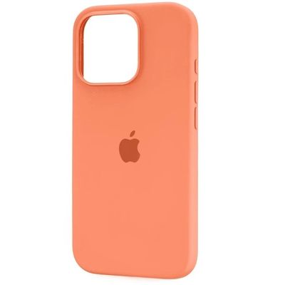 Чохол Silicone Case Full Protective (AA) для Apple iPhone 16 Pro (6.3) (Помаранчевий / Orange) 00072977 Чехол