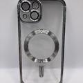 Чохол Metal Matte Case with Magnetic Ring iPhone 14 (silver) 54512 54512 Чехол