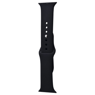 Силіконовий ремінець для Apple Watch Sport Band 42(ser.1-3)/44/45/46/49mm (S/M & M/L) 3pcs (Чорний / Black) 00034825 Китай