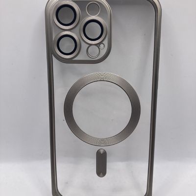 Чохол Metal Matte Case with Magnetic Ring iPhone 15 Pro Max (natural titanium) 54756 Чехол