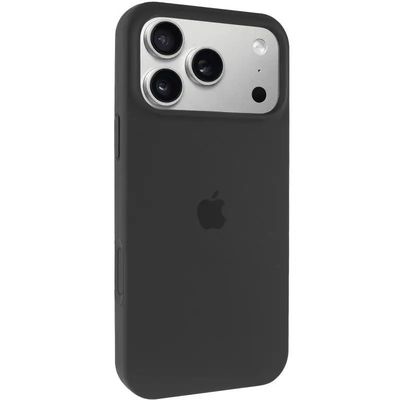 Чохол Silicone Case Full Camera Protective (AA) для Apple iPhone 17 Pro (6.3) (Чорний / Black) 00082643