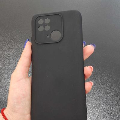 Чохол Silicone Cover Lakshmi Full Camera (A) для Xiaomi Redmi 10C (Чорний / Black) 54934 Чехол