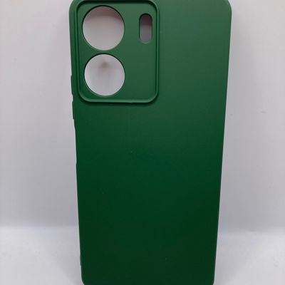 Чохол Silicone Cover Lakshmi Full Camera (A) для Xiaomi Redmi 13C / Poco C65 (Зелений / Dark green) 67948 Чехол