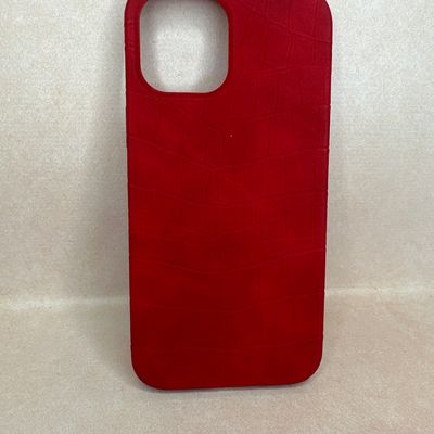 Чохол Ip12 Pro Max Leather Croc Case red 73449  * Китай