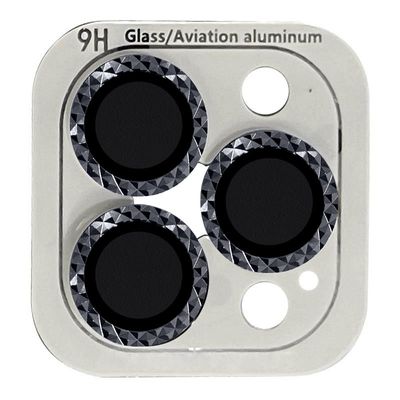 Захисне скло Metal Shine на камеру (в упак.) для Apple iPhone 13 Pro / 13 Pro Max (Темно-Сірий / Graphite) 62931 Стекло