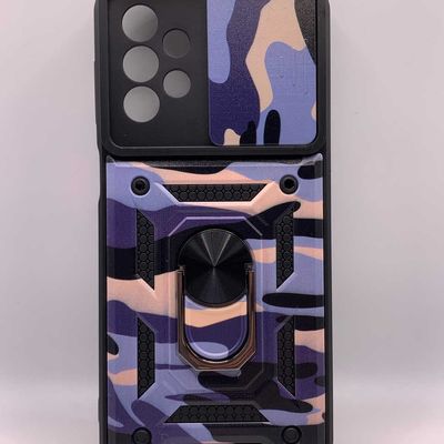Ударопрочный чехол Camshield Serge Ring Camo для Samsung Galaxy A23 4G (Фиолетовый / Army Purple) 54671 54671 54671* Чехол