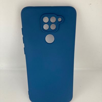 Чохол Silicone Cover Lakshmi Full Camera (A) для Xiaomi Redmi Note 9 / Redmi 10X (Синій / Navy Blue) 57533 Чехол