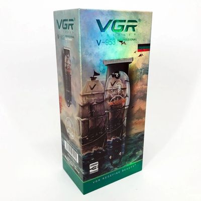 Машинка (триммер) для стрижки волосся  V-953, Professional, 4 насадки (Чорно-синій) 49387 VGR