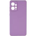 Силіконовий чохол Candy Full Camera для Xiaomi Redmi 12 (Бузковий / Dasheen) 65224 Чехол