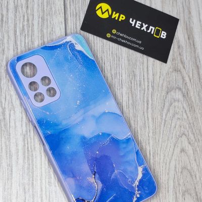 Чохол Marble Clouds Xiaomi Poco M4 Pro 5G/Redmi Note 11/Note 11T 5G blue 34758  blue 34758 34758 blue 34758 Китай