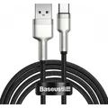 Кабель  Cafule Metal Data Type-C 66W (1m) (black) 33193 Baseus