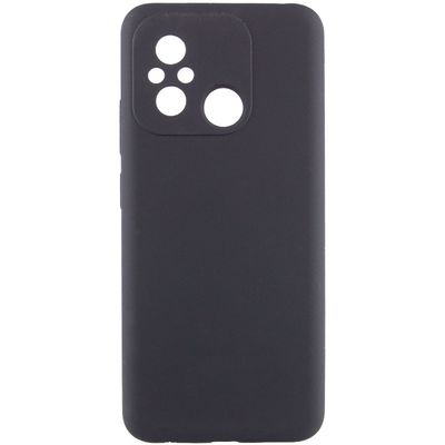 Чохол Silicone Cover Lakshmi Full Camera (AAA) для Xiaomi Redmi 12C (Чорний / Black) 64728 64728* Чехол