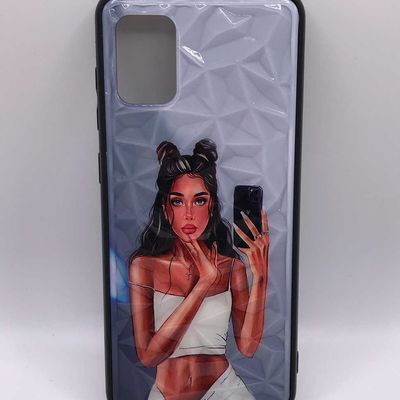 TPU+PC чехол Prisma Ladies для Samsung Galaxy A31 (Black in White) 37570 Чехол
