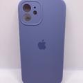 Чохол Silicone Case Full Camera Protective (AA) для Apple iPhone 12 (6.1) (Сірий / Lavender Gray) 42250 42250* Чехол