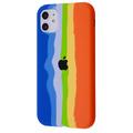 Чохол RainbowSilicone Case Сматрфон11 (blue/orange) 31649 31649* Чехол