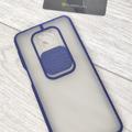 Чехол Camshield mate TPU со шторкой для камеры для Xiaomi Redmi Note 9s / Note 9 Pro /Note 9 Pro Max (Синий) 37742 Китай