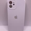 Чохол Silicone Case Full Camera Protective (AA) для Apple iPhone 12 (6.1) (Білий / White) 00042250 00042250* Чехол