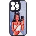 TPU+PC чехол Prisma Ladies для Apple iPhone 14 Pro Max (6.7) (Black in White) 58240 Китай