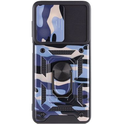 Ударопрочный чехол Camshield Serge Ring Camo для Samsung Galaxy A04s (Фиолетовый / Army Purple) 57628 57628* Чехол